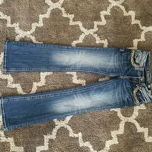 NWOT Girls Miss Me Bootcut Jeans